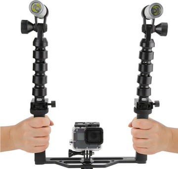 水下攝影燈gopro潛水補光燈潛水手電筒水下專用防水100m Yahoo奇摩超級商城 Line購物