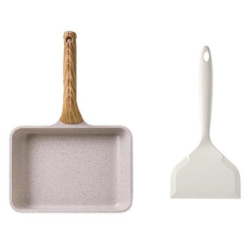 HVIK 電磁爐適用 長方形玉子燒鍋 + 鍋鏟組  1組  35cm