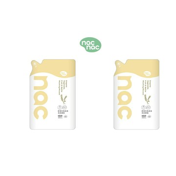 Nac Nac 酵素奶瓶蔬果洗潔慕斯600ml 補充包2入★衛立兒生活館★