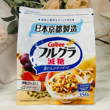 潼漾小舖 日本 calbee 卡樂比 富果樂減糖水果麥片 350g 麥片 水果麥片 牛奶麥片