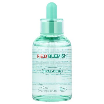 Dr. G, R.E.D Blemish®，清透透明質酸積雪草舒緩精華，1.69 液量盎司（50 毫升）