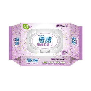 一般型 優護 保濕潤膚柔濕巾 (50抽/12包/箱)