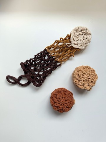 中秋限定純棉線編織飲料提袋棉月袋