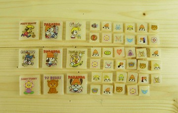 【震撼精品百貨】趴拉趴拉 PARAPPA 立體貼紙-大集合 震撼日式精品百貨