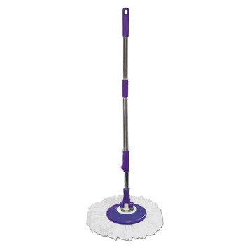 WHOLE HEIGHT 闔樂泰 變形金剛魔力拖 拖把桿組 含布盤  拖把桿101.6~122cm + 布盤 直徑433cm + 圓盤 直徑16cm  1組