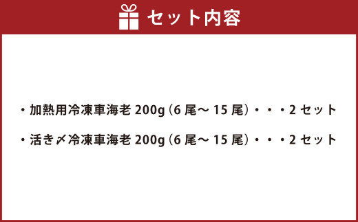 森さん家の冷凍 車えび 800g えび 車海老 刺身