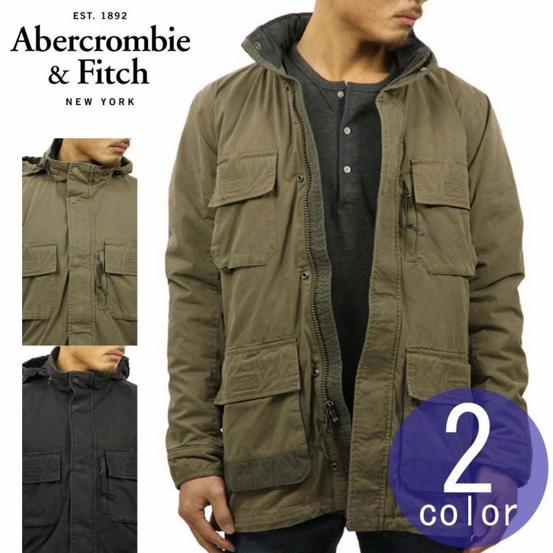 アバクロ メンズ Abercrombie＆Fitch 正規品 アウター フード付き