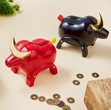 2021新年牛年-穩座寶山撲滿 存錢筒