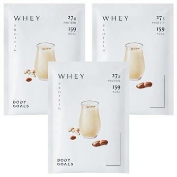 BODY GOALS 水解乳清蛋白Pro 花生牛奶  3包  40g