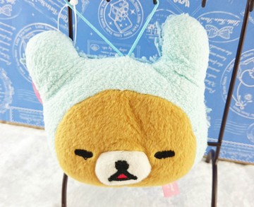 【震撼精品百貨】拉拉熊懶懶熊_Rilakkuma~San-X 拉拉熊吊飾/手機吊飾-瞇眼/藍#62030