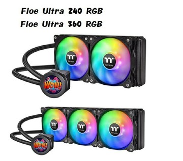 【獨家！另享10%回饋】曜越 Floe Ultra 240 RGB 一體式水冷散熱器/CL-W349-PL12SW-A