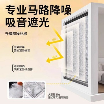 【8月冬季提前價】隔音棉临街马路窗户专用吸音棉超强消音贴自粘防吵遮光窗帘神器