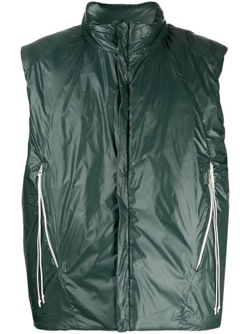 Saul Nash - padded zip-up gilet - men - Nylon - L - Green