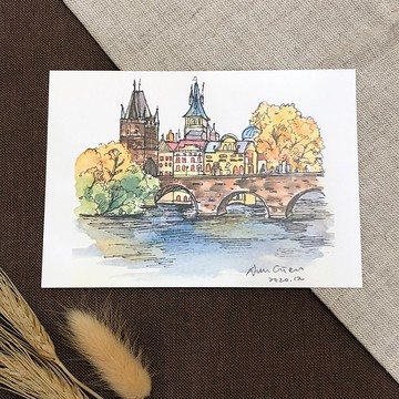 查理大橋/明信片