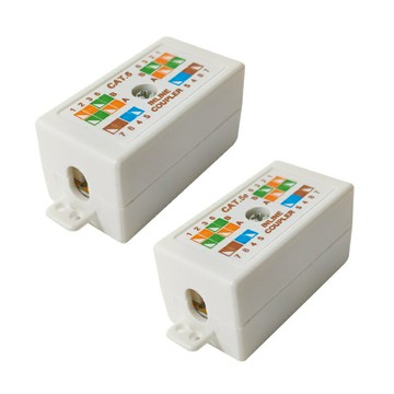 【易控王】CAT5e/CAT6 非隔離網路直通接線盒 網路線延長 RJ45 (70-408-01)