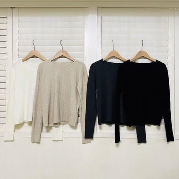 【JF_WWIT 現貨】長板圓領彈性坑條上衣 內搭 A004