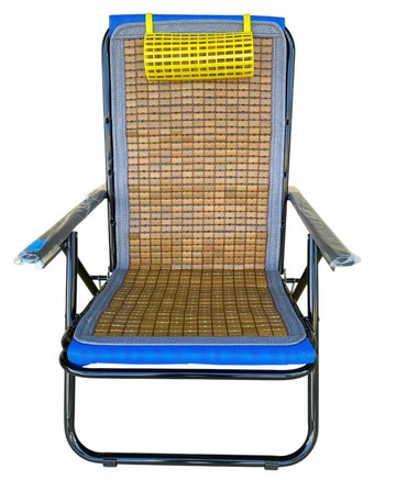 msl米詩蘭居家台灣製   二折透氣麻將竹涼椅/午休躺椅/旅遊露營