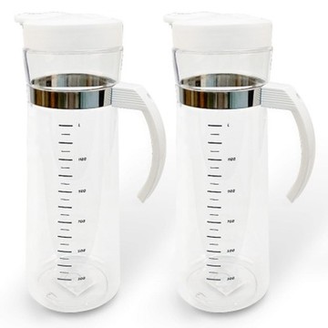 現代Tritan耐熱冷水壺 1.6L 2入組  2個  白色