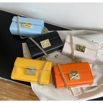 【Sp house】性感赴宴單肩側肩手提女用鍊條包(5色可選)