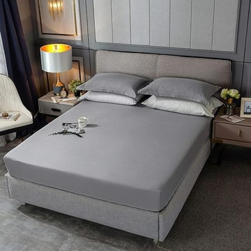 Prawear 巴麗維亞 50%天絲星光灰素色單人兩用被床包組 親膚透氣舒適  1入