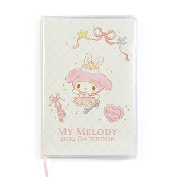 【震撼精品百貨】2022年 掛曆/年曆/手帳 日本三麗鷗Sanrio 美樂蒂口袋行事曆(白色款)#74931 震撼日式精品百貨