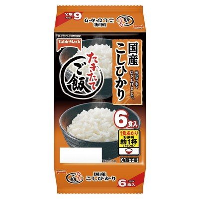 (テーブルマーク 国産こしひかり (分割) ６食(150g×6)×8個