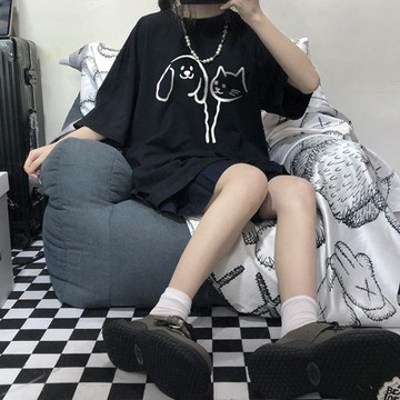 阿貓阿狗純棉短袖TEE│100%純棉