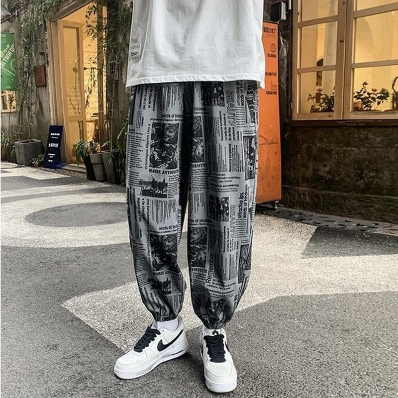 3色有り メンズ パンツ カジュアル 柄パンツ サルエルパンツ リラックスパンツ ハーレムパンツ ヒップホップ ストリート M 3xl 通販 Lineポイント最大0 5 Get Lineショッピング