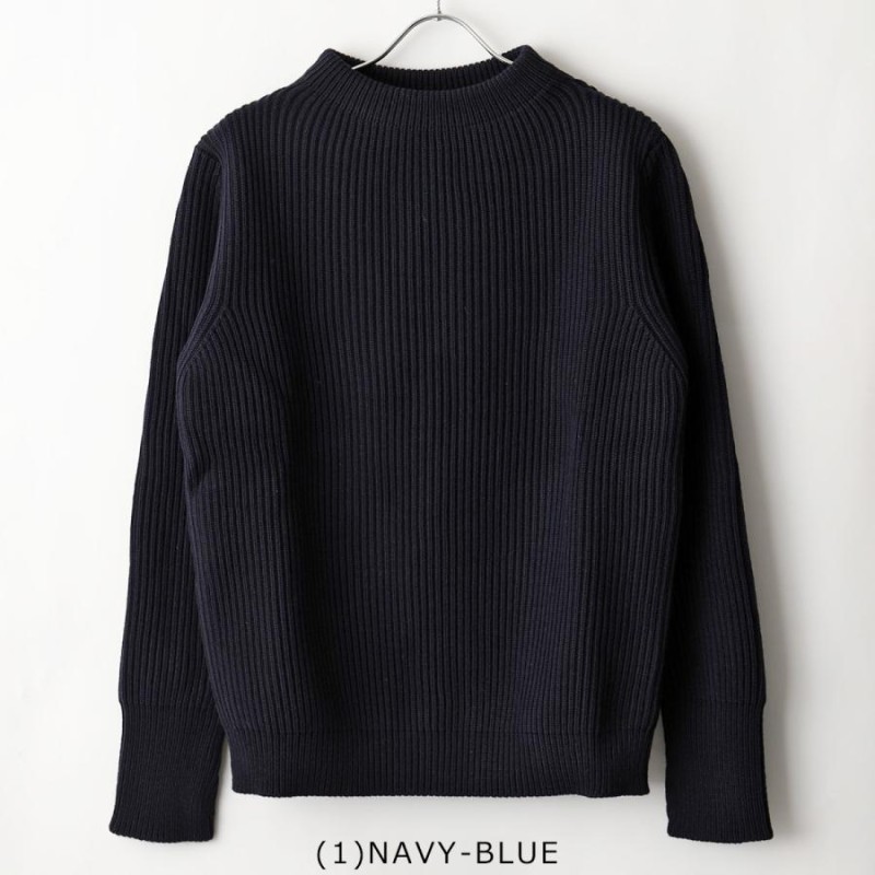 ANDERSEN-ANDERSEN アンデルセンアンデルセン ニット NAVY CREWNECK