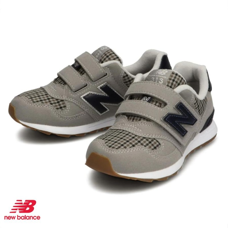 ニューバランス New Balance NB PO313W GR BG チェック柄 キッズ KIDS