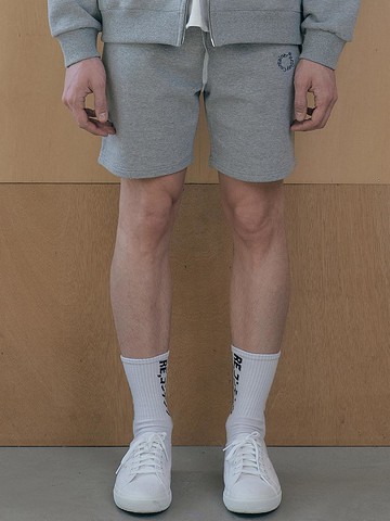 RC Round Logo Sweat Shorts [Gray]