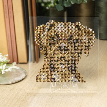 Rhinestone Craft鬥牛犬水鑽裝飾DIY材料包