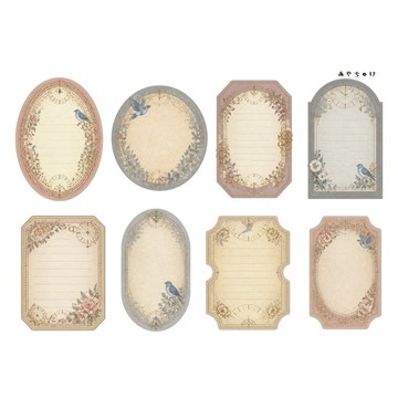 【9 月新品】20-149-0164 裁切紙 幻想復古浪漫喫茶