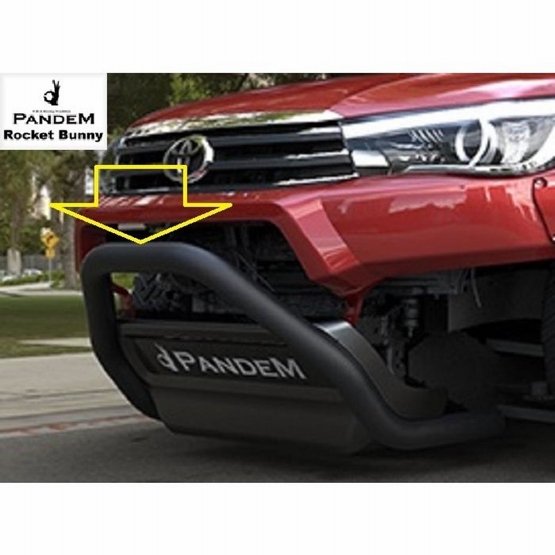 PANDEM】トヨタ ハイラックス GUN125 フロントバンパーガード グリル  