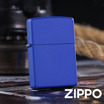 ZIPPO 藍色啞漆(素面)防風打火機 經典素面 官方正版 現貨 禮物 送禮 刻字 客製化 終身保固 229