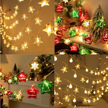 【🐑百羊書房】LED燈串（usb插電、電池）燈串#聖誕節佈置