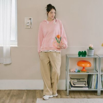 【Dailo】舒適百搭闊型彎刀褲 綠 卡 咖(魅力商品)