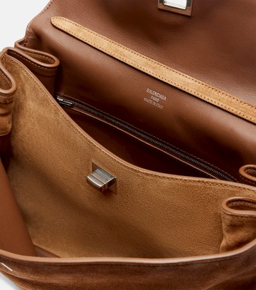 Balenciaga Rodeo Medium suede tote bag