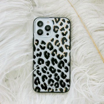 第五大道時尚精品 無敵性感  生日禮物【Kate Spade】Apple iPhone 14 系列 精品手機殼 性感豹紋