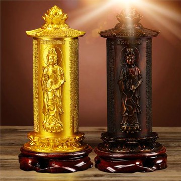 銅持瓶觀世音菩薩像普門品千手觀音大悲咒六字真言塔客廳舍利塔