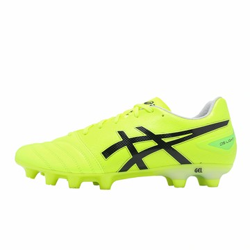 Asics 足球鞋 DS Light Advance 2E 寬楦 男鞋 黃 黑 軟釘 抓地 亞瑟士 1103A098750
