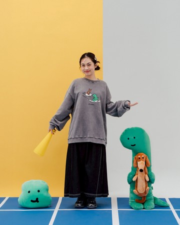 JOGUMAN SPLASH 水洗寬版衛衣