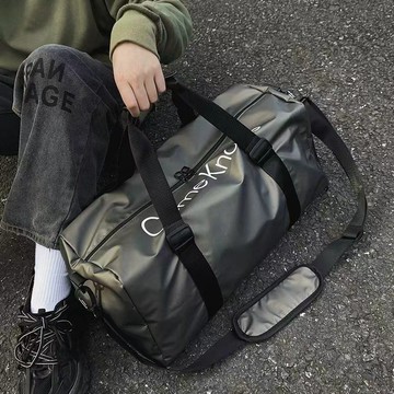 ✨買到賺到💗單肩包 男士大容量短途手提包 出差旅行包 學生斜挎手提健身包 乾溼分離