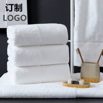 五星級酒店成人柔軟純棉浴巾白毛巾方巾加大加厚全棉吸水定制LGOO