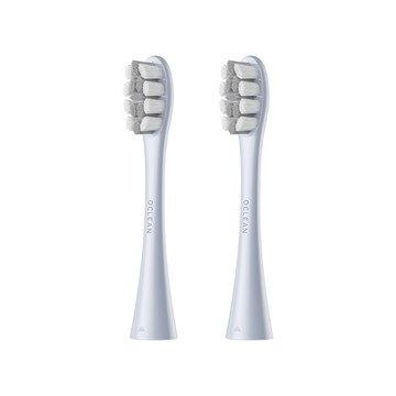 Oclean 牙菌斑清潔型刷頭 2入 銀色