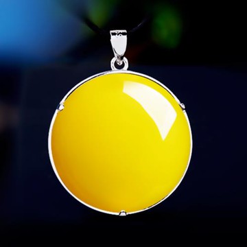 S925純銀吊墜空托DIY鑲嵌翡翠綠松石牌子項墜銀托38*38 18.8*18.8