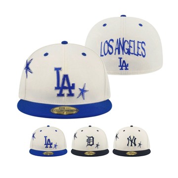 NEW ERA 59FIFTY 5950 MLB PUNKCORE 塗鴉系列 星星 洋基 道奇 老虎 全封帽 棒球帽