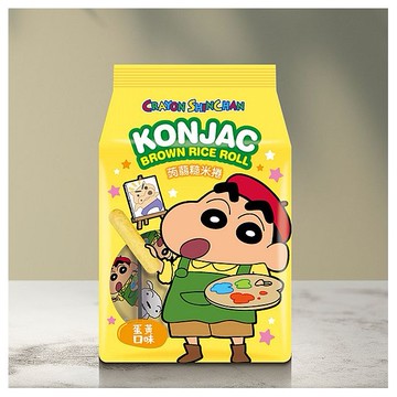 蠟筆小新~蒟蒻糙米捲(蛋黃口味)130g