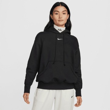 NIKE AS W NSW PHNX FLC OS PO HOODIE 黑色 女款 長袖帽T 穿搭 休閒 DQ5861-010