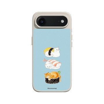 iPhone Air SolidX 貝殼灰 - TOCOROCOMUGI - 三貫壽司貓